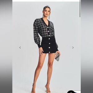 Retrofete tala embellished sweater dress